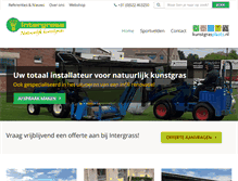 Tablet Screenshot of intergrass.nl
